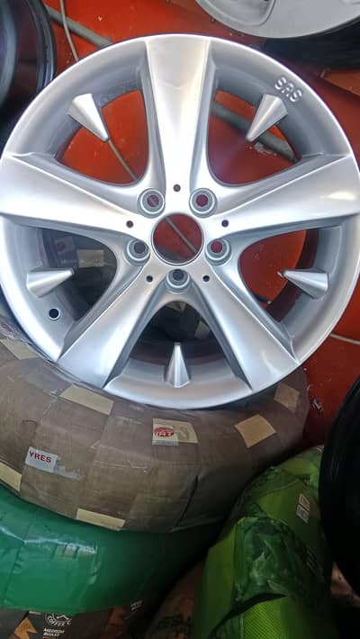 15 size alloy rim 5 nut