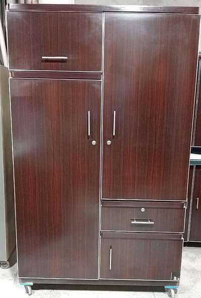 wardrobe \ wooden Almari \ Double Door Wardrobe \ cabinet