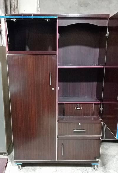 wardrobe \ wooden Almari \ Double Door Wardrobe \ cabinet