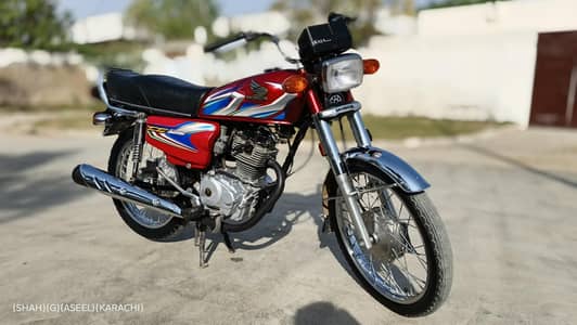 Honda cg 125 2022 model 1st owner golden number