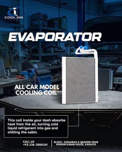 Coling Coil - Evaporater for Car AC – All Brands & Models Available