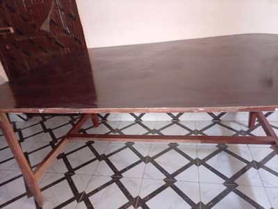 wood dining table large size you can use in catering and get together