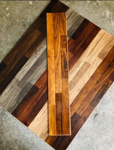 wood flooring-Wooden floor-2/2 Gypsum ceiling-Pvc panel-ceiling-Grass