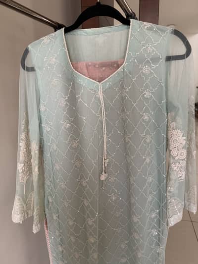 Sana safinaz ready to wear 3pcs net dress