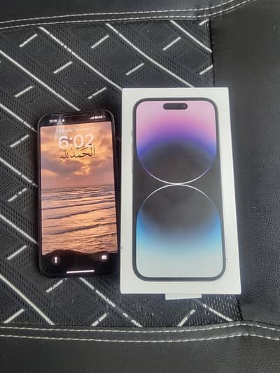 14 pro 128 gb with box
