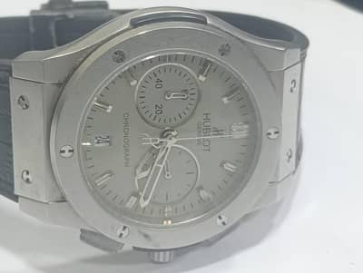 Hublot Chronograph watch for men 43 dial size Quartz watch 03454646205