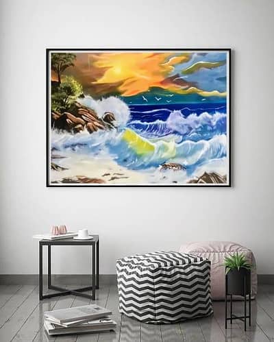 beautiful acrylic painting