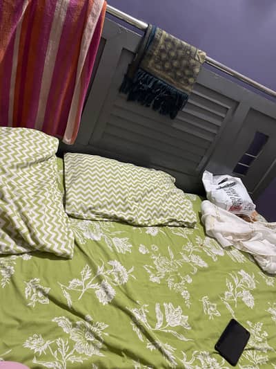 Bedroom set included cupboard dressing table and bed