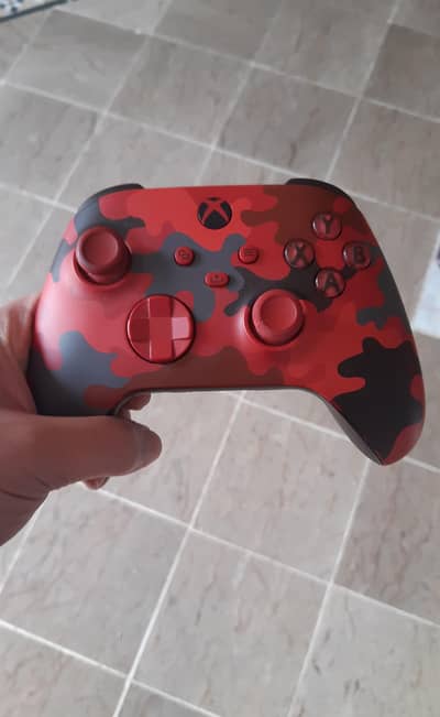 xbox series S|X red camo special edition controller
