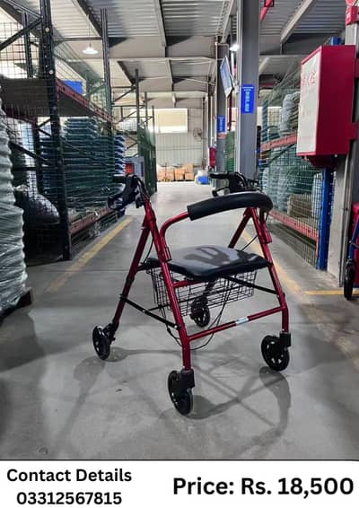 Walker With Wheels – Electric Wheel chair For Home & Patient Use