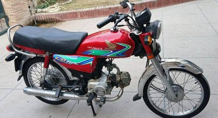 ہونڈا سی ڈی 70 ریڈ کلر 0