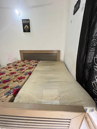 Wooden made bed (full size)