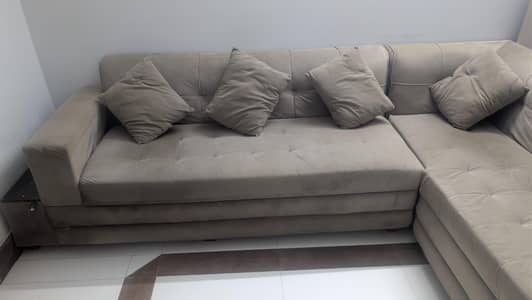 urgent sale Lshape sofa