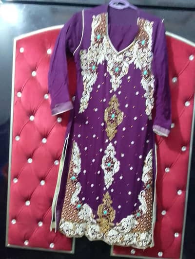 wedding wear 3 piece dress