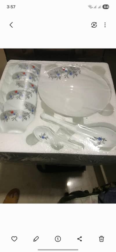 soup set with bowl