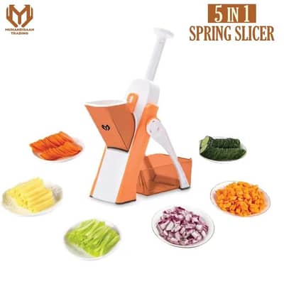5 in 1 spring vegetables slicer and chopper