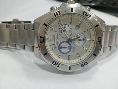 Citizen Chronograph watch for men 44 mm dial size