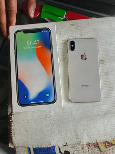 iPhone X 64gb pta approved with box