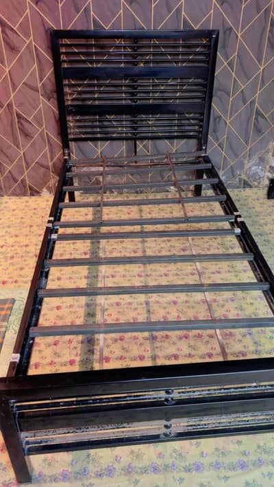iron single bed 