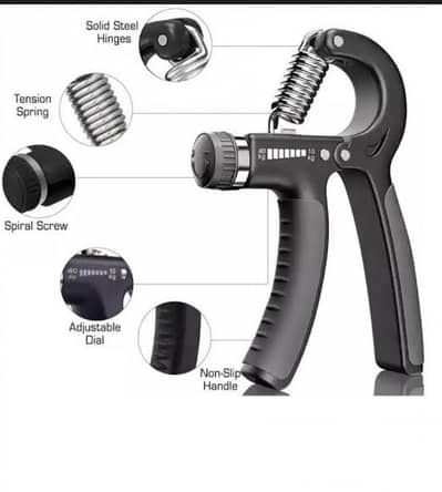 Adjustable Hand Gripper 5–60 kg  Forearms and Grip strengthener