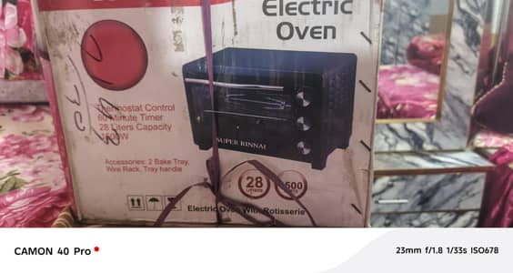 oven 1time use hwa he Baki acchi condition hai