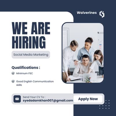we are hiring males & females for social media marketing uk based