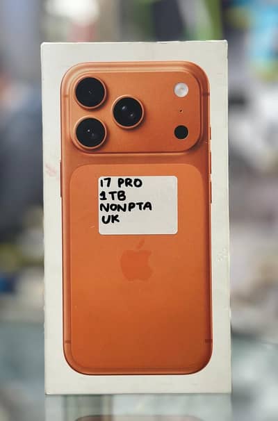 Apple 17 Pro 1TB UK orange Box Pack Non Pta Non Active