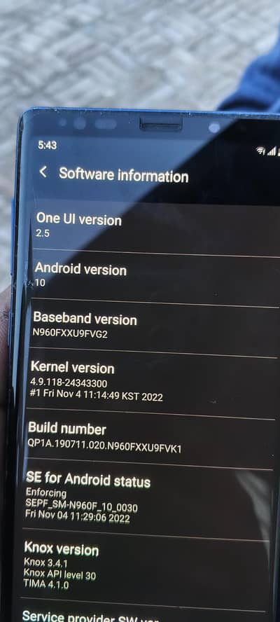 Samsung note 9 8/128