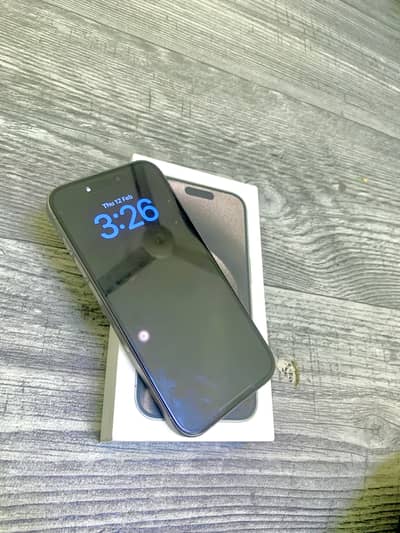 IPhone 15 pro Non PTA factory 128 with Box