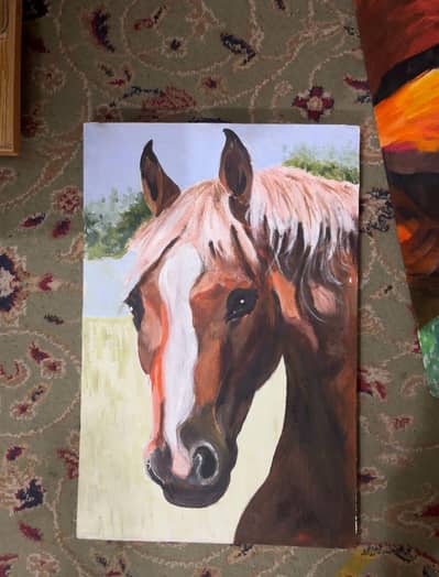 horse painting
