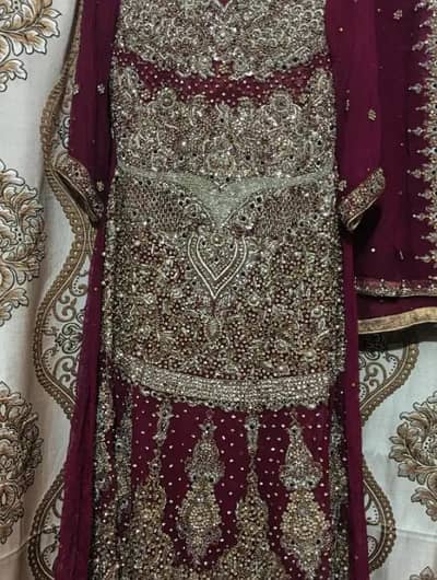 bridal maxi /bridal dress/bridal lehenga