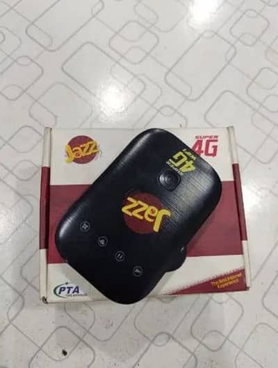 JAZZ SUPER 4G UNLOCKED INTERNET DEVICE WIFI FULL BOX WARRANTY 9 MONTHS