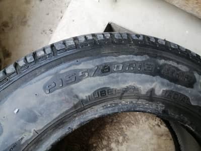 Tyres size 155/80/13 available for sale. 03319244484.