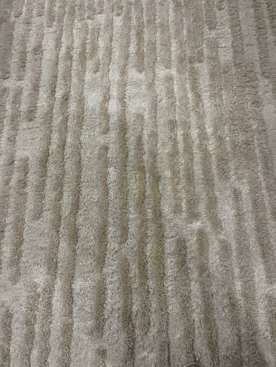 Off white Modern Rug