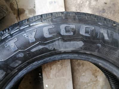 Tyres size 145/80/13 available for sale.