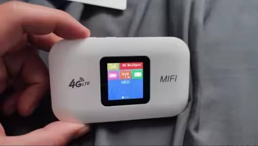 4G LTE Portable MiFi Router 150Mbps | SIM Supported | 10 Users