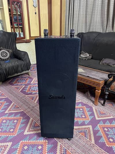 Bluetooth party speaker with mic