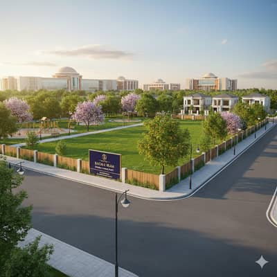 "Hot Deal! 10 Marla Park Facing Pair Plot Bagh-e-Iram Khayaban-e-Amin