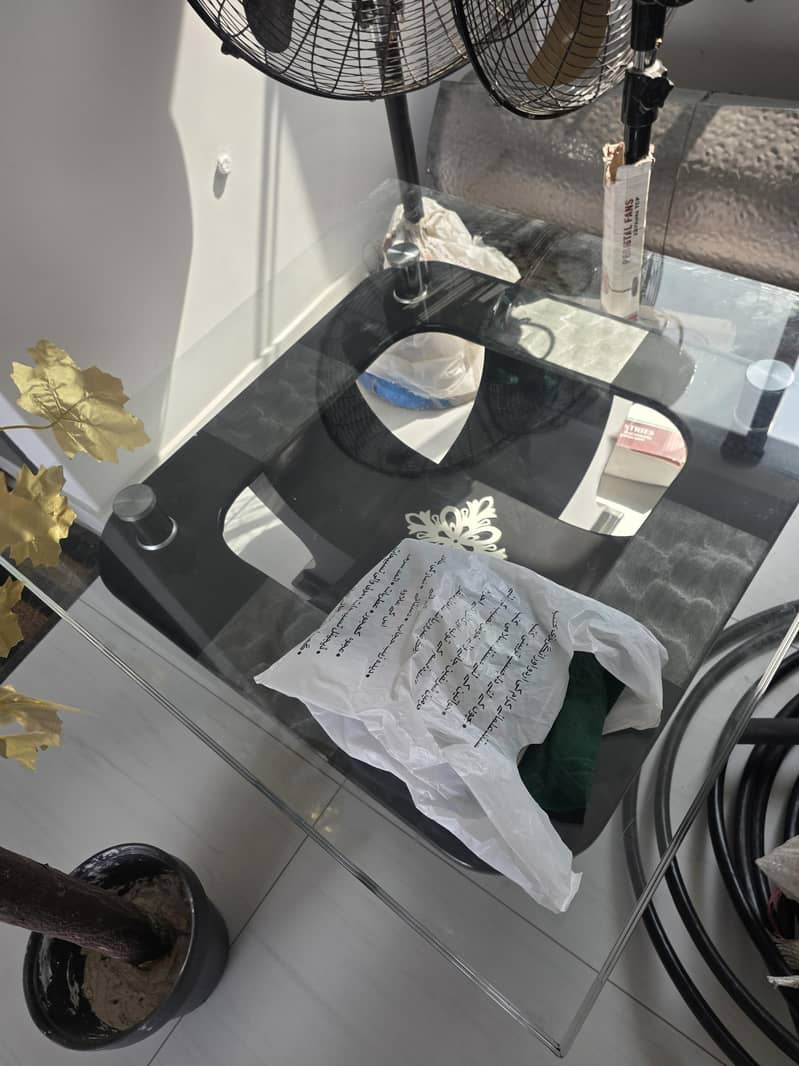 Glass table 2