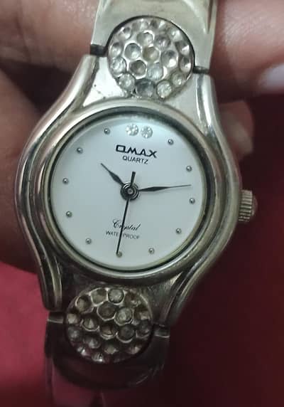 Omax Crystal Ladies Watch