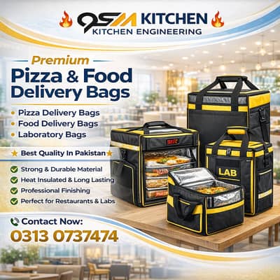 delivery bags, Pizza Delivery Bags/ restaurant laboratory n delivery