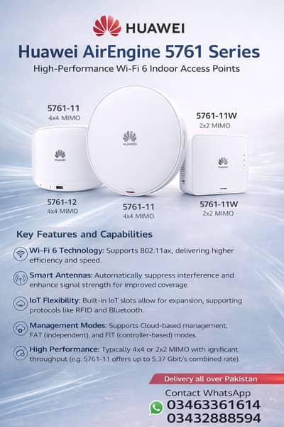 Huawei AirEngine 5761 | Switich | Series |High Speed Enterprise Aps