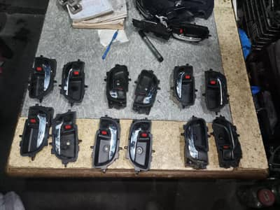 Toyota Vitz 2011-2020 Door Chrome Handles - Chrome Catchers