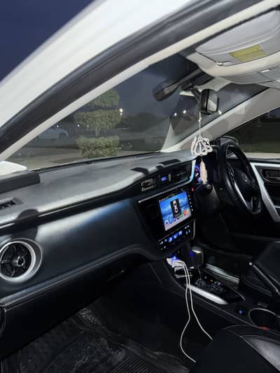 Toyota Corolla grande black interior