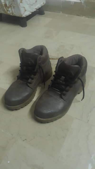 LC Waikiki Leather work boots