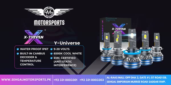 X-7Seven Yuniverse 150W LED Bulbs | 28,000-30,000 Lumens | H1/H7/H11