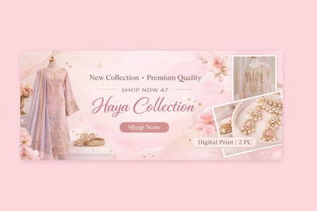 Elegant 2-Piece Unstitched Ladies Suit – Ready to Stitch”