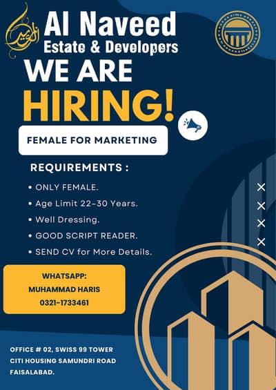 Female For Real estate marketing by Videos and ads