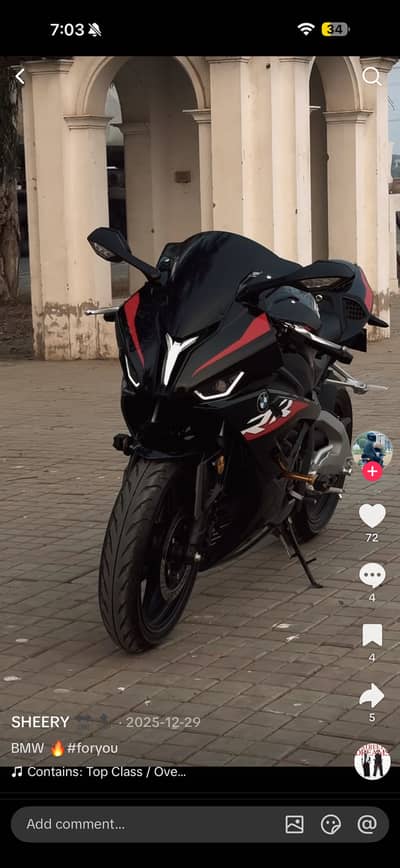 BMW S1000rr heavy bike 030/007905/78