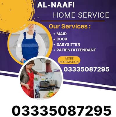 PROFESSIONAL HOUSE MAID COOK BABY SISTER DRIVERS PATIENT ATTENDENT